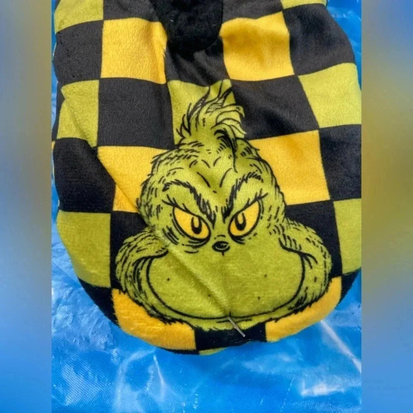 The Grinch Who Stole Christmas - Mad Engine - Mens Size S/M Sherpa Socks - BNWT - Picture 4 of 5